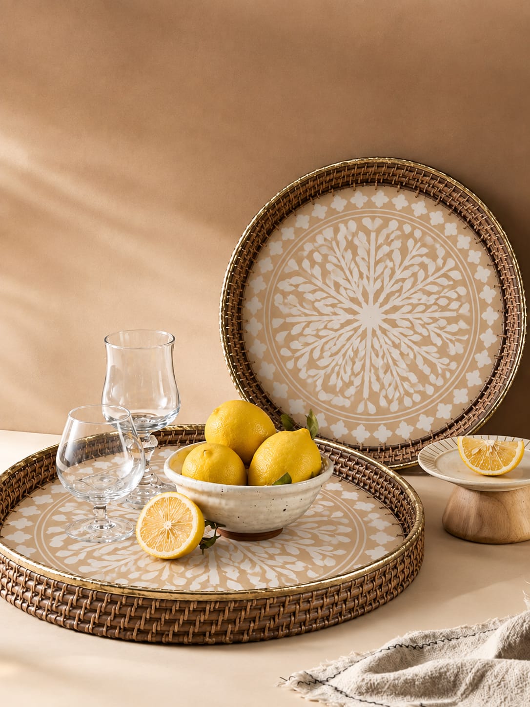 The Marrakesh Collection (Round Beige Large)