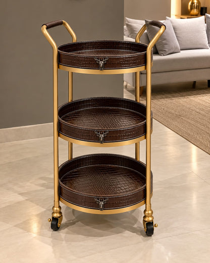 Napa Round Trolly (Brown)