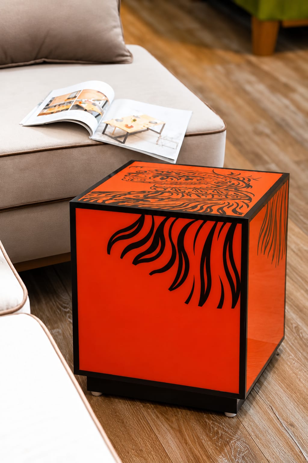 African Orange Table