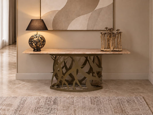Rose Quartz Console
