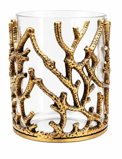 Gold Forest Candle Jar (Large)