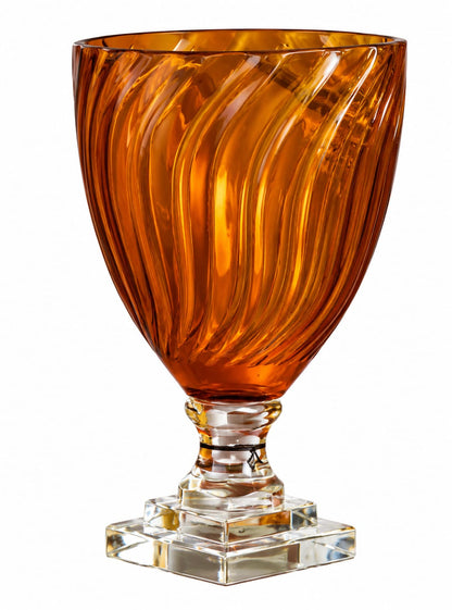 Ribbed Sun Flower Vase