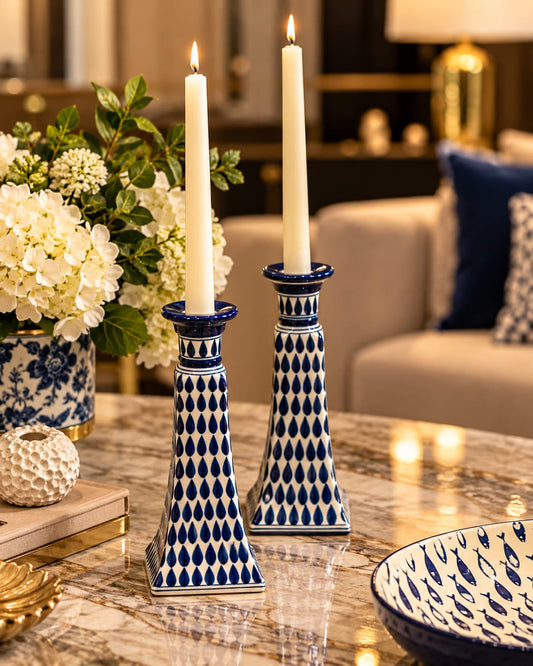 Pyramid Candle Stand (Set of 2)