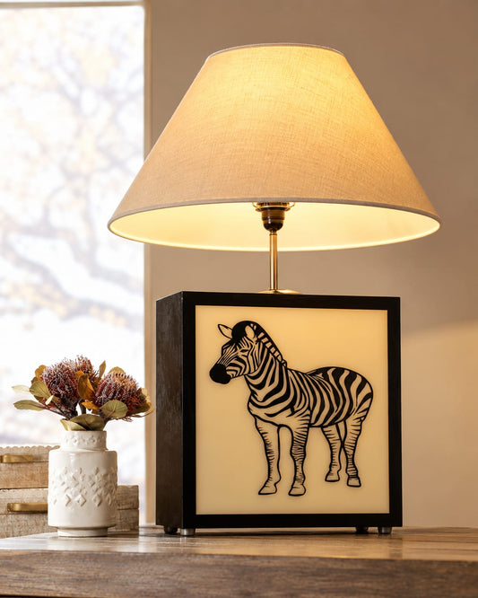 Black African Lamp