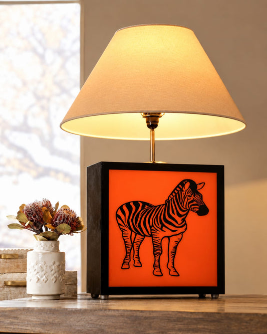 Orange African Lamp