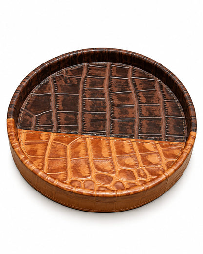 Sunset Leather Tray (Small)