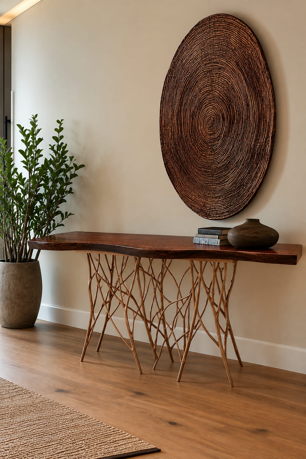 Log Wood Table