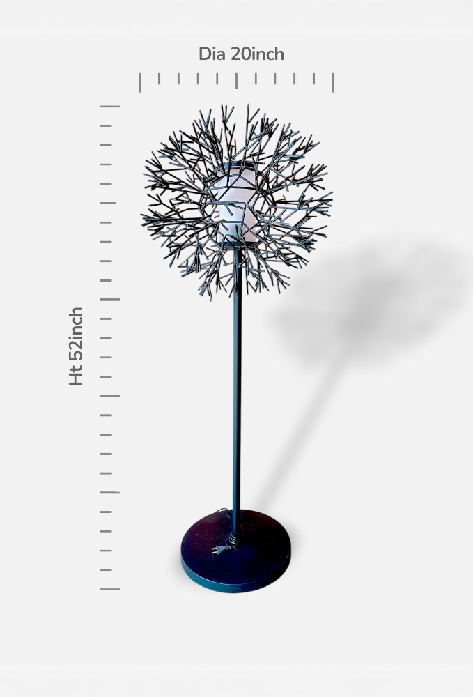 LIGHT BOX FLOOR LAMP MATT BLACK