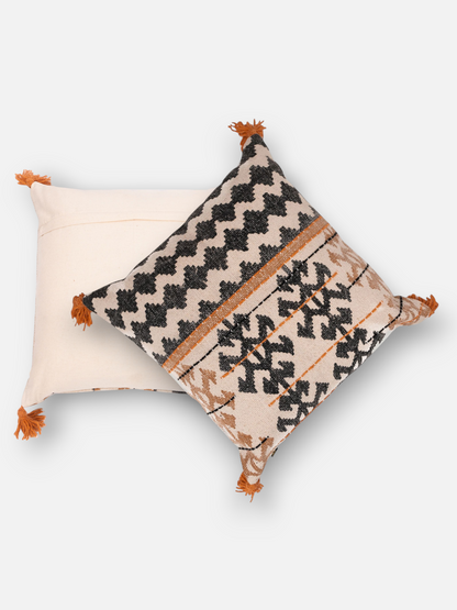 RITUAL CUSHION BEIGE 18 x 18 IN